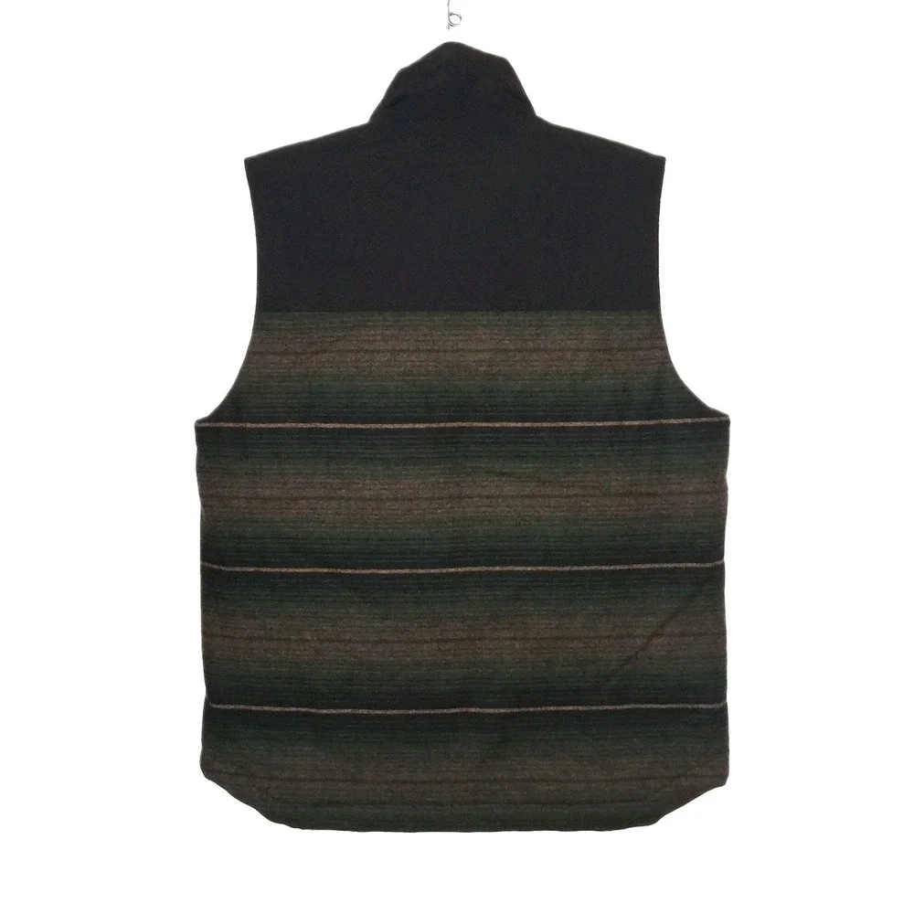 NWT Pendleton Vest Men's Medium Southwestern Wool Polyester Full Zip Sleeveless